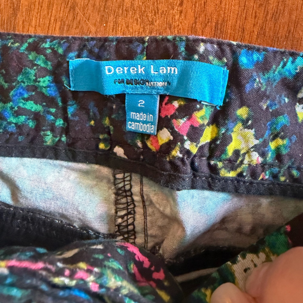 Derek Lam Multicolor Patterned Capri Pants Woman’… - image 4